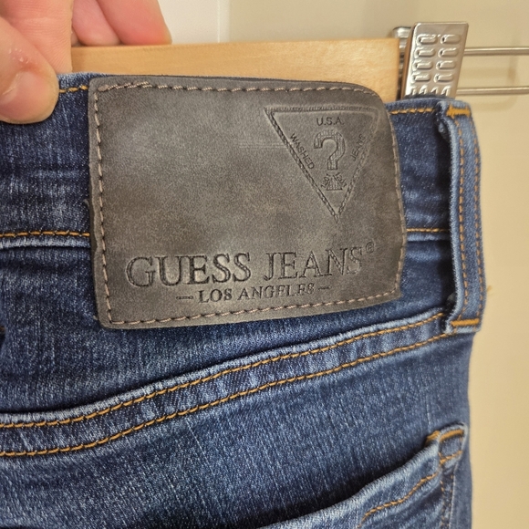 Guess Brit Rocker Slim Tapered Men's Blue Jeans Size 32x32 - Picture 5 of 7